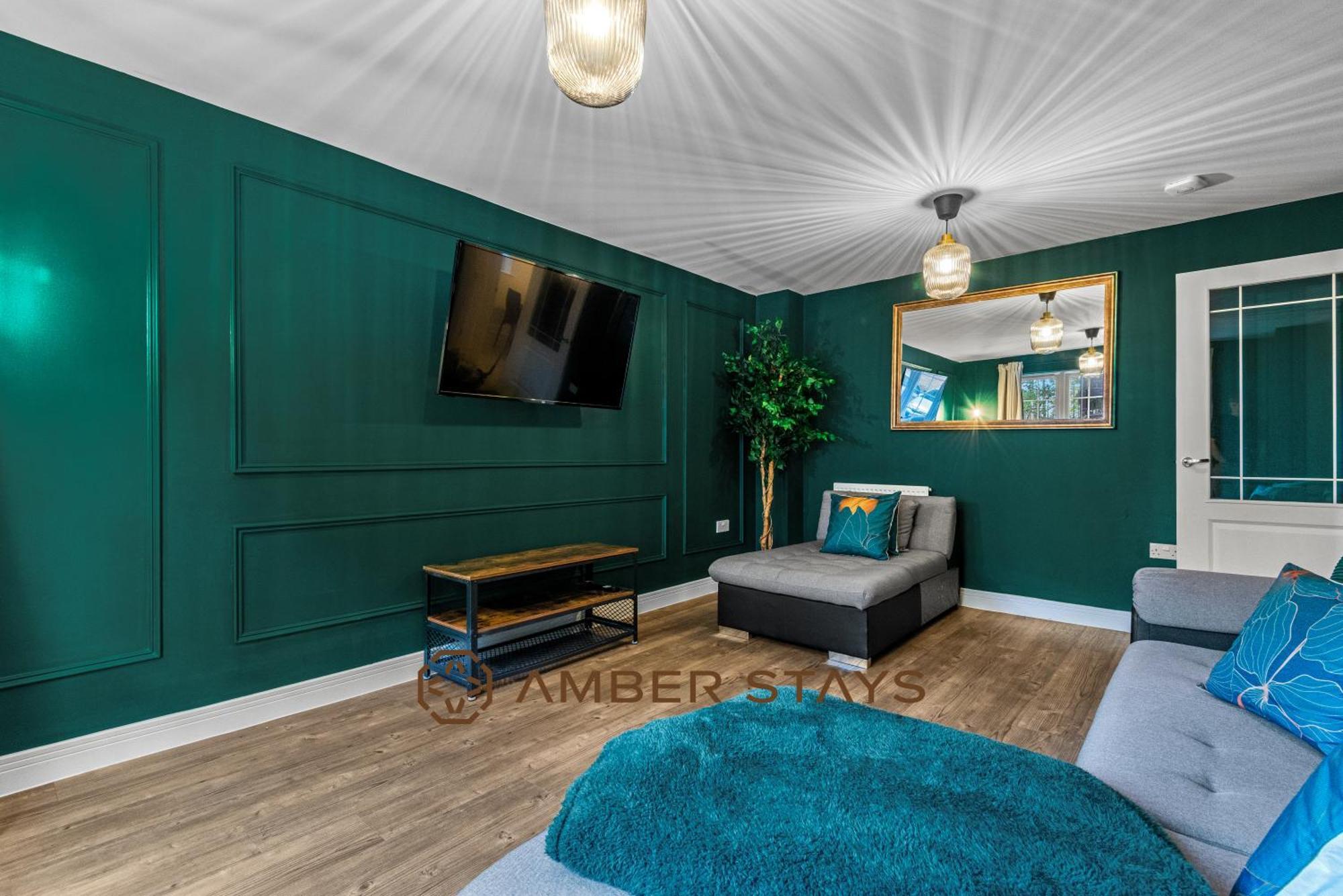 Spacious 5 Bed House In Reading By Amber Stays, Perfect For Business & Contractors, Sleeps 12! Exteriér fotografie