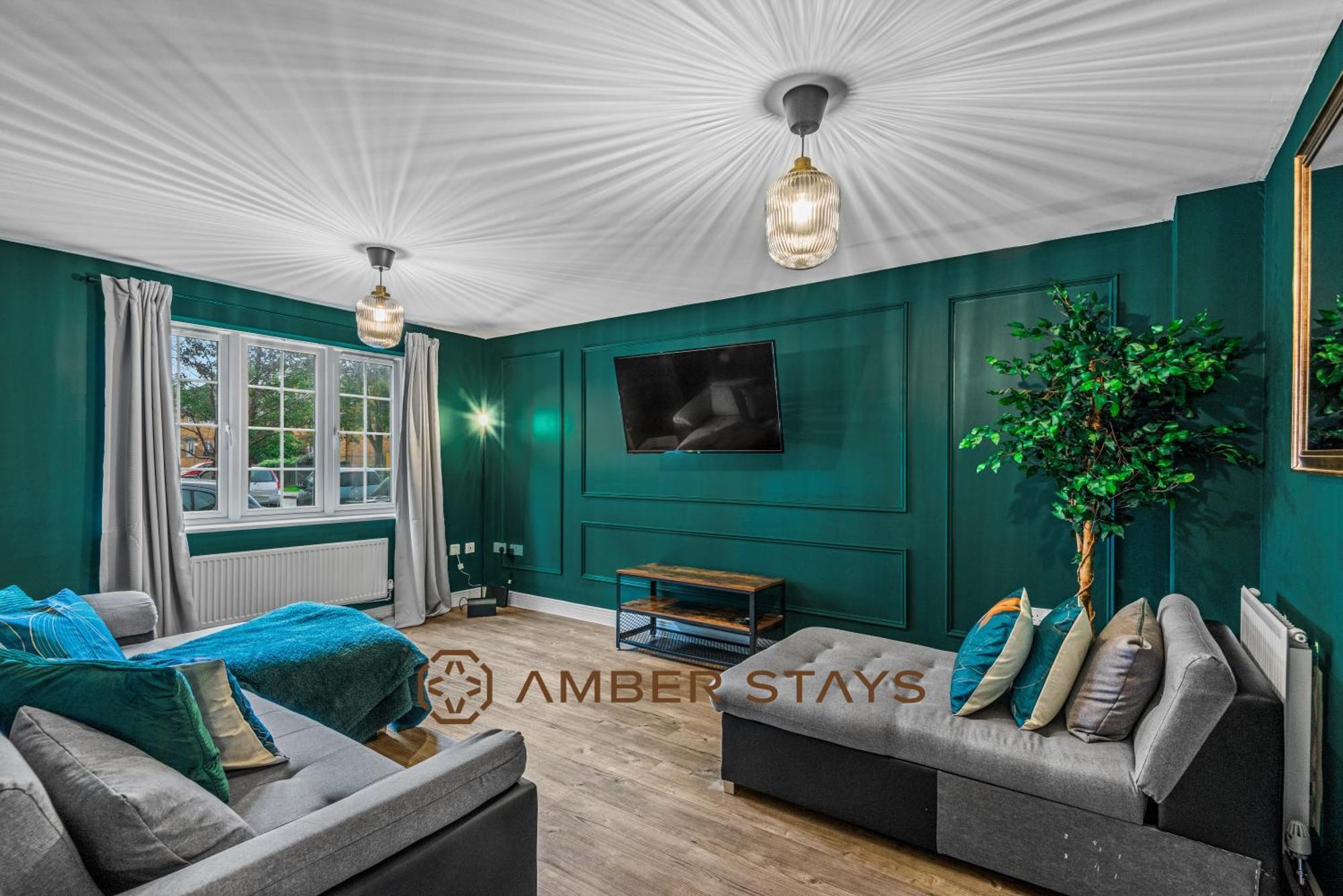 Spacious 5 Bed House In Reading By Amber Stays, Perfect For Business & Contractors, Sleeps 12! Exteriér fotografie